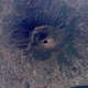 Monte Vesubio desde satélite. Wikimedia Commons